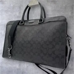 美品 Coach ビジネスバッグ 黒 c2841qbbk-zz.jpg