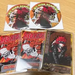 ヒロアカ ステータスカード 缶バッジ 切島鋭児郎