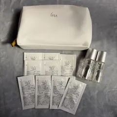IPSA トライアルセット＆コットン& ホワイトポーチ付き