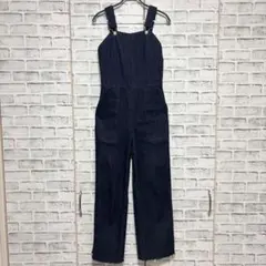 MEER.】デニムオールインワン ネイビー 濃紺 Mサイズ メーア - メルカリ