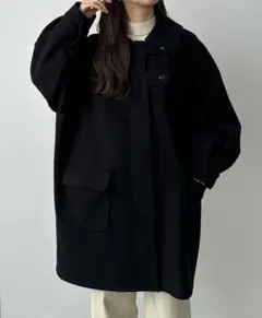 ゴ*シ様 callautia ステンカラーオーバーミドルコート M