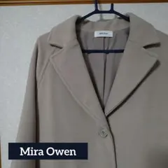 ミラオーエン】美品 今季完売グレーベージュ ダブルブレストブレザー