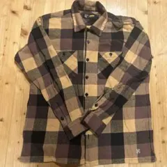 BLUCOチェック柄ネルシャツ Lサイズ