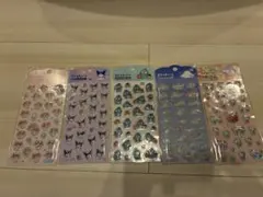 【ダイソー】サンリオ ぷくっとシール 5種セット