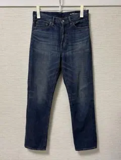 美品✨AUBERGE デニムパンツ レザーパッチ 月桂樹ボタン グレー 40 