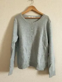 Samansa Mos2 水色カーディガン 春夏秋用