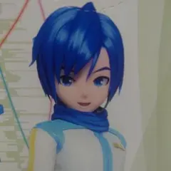 KAITO 等身大のぼり ボカロ 初音ミク 等身大のぼり（初音ミク） / ピアプロキャラクターズ等身大立像展示