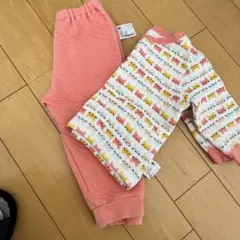 ベビー パジャマ 猫柄 ピンク