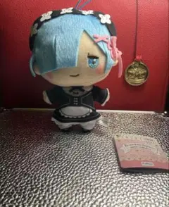 リゼロ サンリオ生活　ぬいぐるみ　マスコット　レム