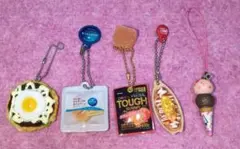 食べ物モチーフ キーホルダーガチャガチャセット