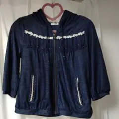 アクシーズファム◇薄手デニム調パーカー