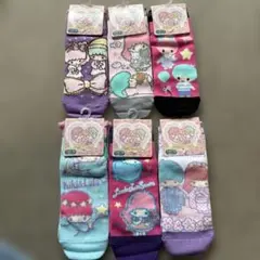 新品未使用⭐︎Little Twin Stars キキララ ソックス 6足セットのサムネイル