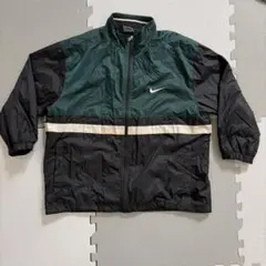 ナイキ　キッズ Nike ナイロンジャケット ダークグリーン/ブラック
