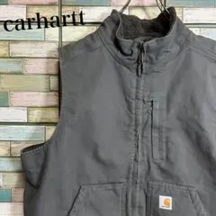carhartt カーハート　ダックベスト　ボアライナー　ビッグ刺繍