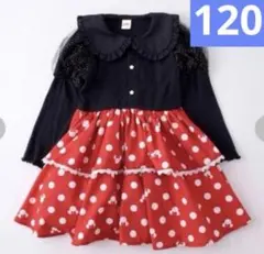 新品　リトシー　ディズニー　ミニーマウス　ワンピース　ドレス　120㎝