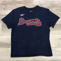 B*9様 古着 00年代 NIKE ナイキ チームTシャツ MLB アトランタ・
