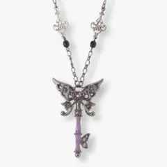 【ANNA SUI】アナスイ バタフライ鍵モチーフ ネックレス