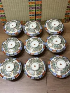 古伊万里 色絵松竹梅鶴亀文 七寸皿 ※10客または5客セット※ - メルカリ