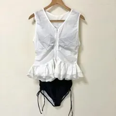 水着 セパレート ビキニ ハイウエスト ラッシュガード M