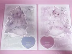 桃豆こまもち アクリルスタンド A5フレーム こぼねちゃん&みるくちゃん
