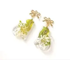 猫★ネコ★レジン　ピアス　イヤリング　チャーム