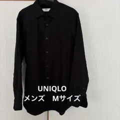 UNIQLO リネンシャツ　メンズMサイズ　黒
