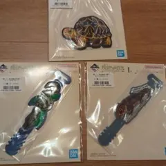 一番くじ 爬虫類＆両生類 I賞 ラバーコレクション 3点セット