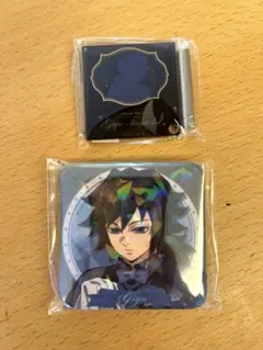 鬼滅の刃　モクテル　ロト　冨岡義勇　缶バッジ　アクリルパネル