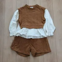 SERAPH　重ね着風セットアップ　120cm