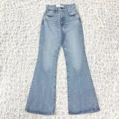 MOUSSY ライトブルーフレアデニム 25インチ 新品タグ付き Amazon | [マウジー] MVS L/BLU FLARE 010IAA12-2921 レディース