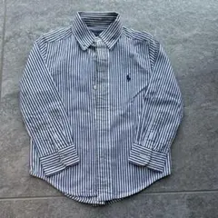 Polo Ralph Lauren ストライプ長袖シャツ 3/3T