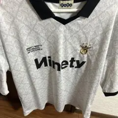 9090 ダマスク柄 Tシャツ ホワイト