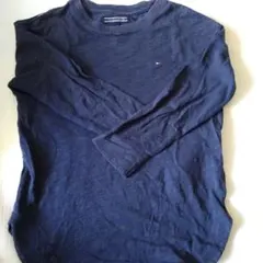 TOMMY HILFIGER ネイビー長袖カットソー 110