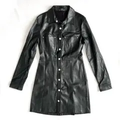 Bershka レザーワンピース