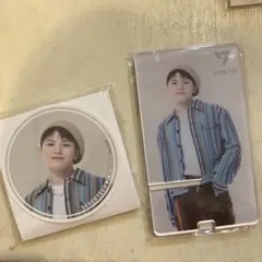 SEVENTEEN WOOZI ウジ　アクリルスタンド 缶バッジセット