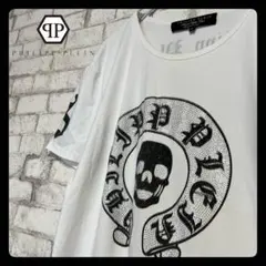 PHILIPP PLEIN フィリッププレイン Tシャツ スカル　ラインストーンのサムネイル