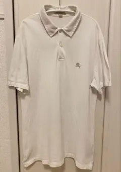 BURBERRY BRIT メンズ　ポロシャツ ホワイト　Mのサムネイル