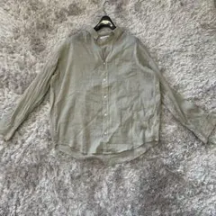 【美品】JOURNAL STANDARD relume 麻混シャツ　F ベージュ