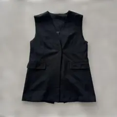 ブラックジレ（ベスト）　フォーマル　M