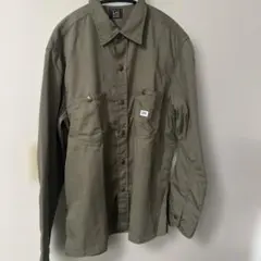 Lee ユニオンメイド カーキ 長袖シャツ