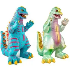 ゴジラ　海外版画風フィギュア　2体セット