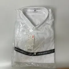 UNIQLO ストレッチスリムフィット ワイシャツ L ホワイト