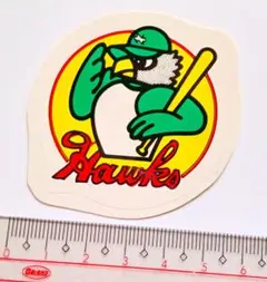80年代レトロ 南海ホークス ペットマーク シール ステッカー たかちゃん