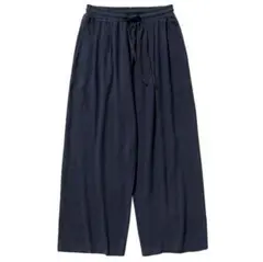【新品未使用麻素材ワイドパンツ・イージーパンツ グレー】size3XL