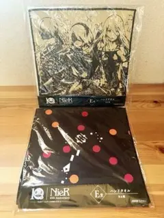 NieRゲームシリーズ10周年記念くじE賞ハンドタオル