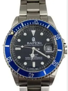 初期型　BAPEX エイプ ベイペックス　自動巻き APE　サルマリーナ ☆APE エイプ 初代 BAPEX ベイペックス サルマリーナ シルバー