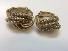 A-83　クリスチャンディオール　CD　ツイスト　ゴールド　イヤリング