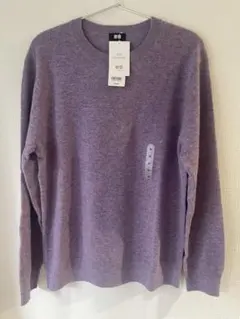 【UNIQLO】カシミヤクルーネックセーター