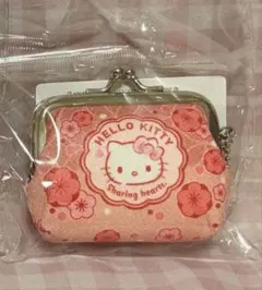 ハローキティ ちりめん風がまぐち【新品未開封】