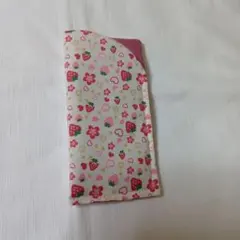 メガネケース　ペンケース　花柄